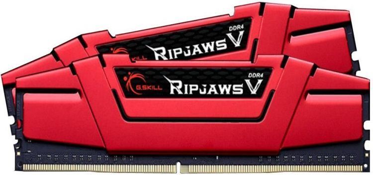 

Оперативная память G.Skill DDR IV 16Gb KiTof2 PC-28800 3600MHz Ripjaws V (F4-3600C19D-16GVRB) CL19 1.35V RTL, Оперативная память G.SKILL Ripjaws V 2x8GB DDR4 PC4-28800 (F4-3600C19D-16GVRB)