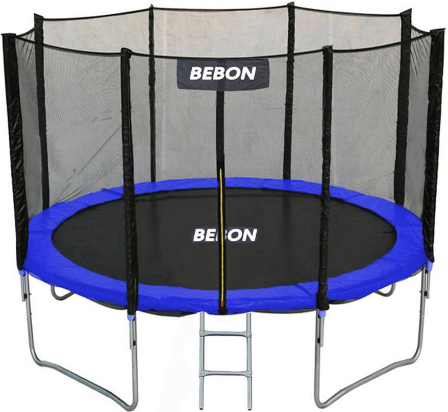 

Батут Bebon Sports 12472S2YL 12 ft 366 см c сеткой и лестницей, 12472S2YL 12 ft 366 см c сеткой и лестницей