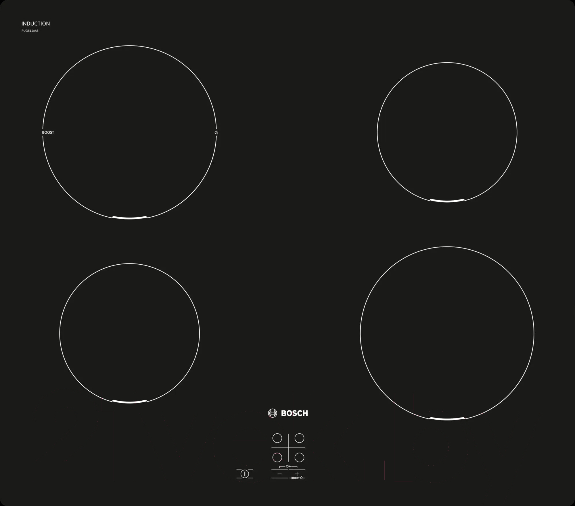 

Индукционная варочная панель Bosch PUG611AA5E
