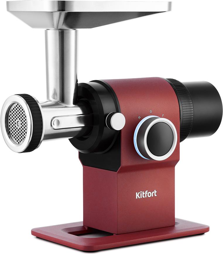 

Мясорубка Kitfort КТ-2110-1 красный, КТ-2110-1