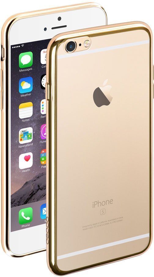 

Чехол для телефона Deppa Gel Plus Case Apple iPhone 6/6S золотой [85212], Gel Plus Case Apple iPhone 6/6S