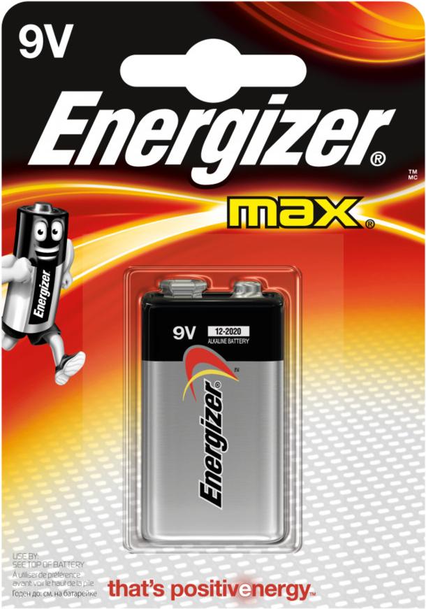 

Батарейка Energizer Max 522/9V, MAX 522/9V 1шт