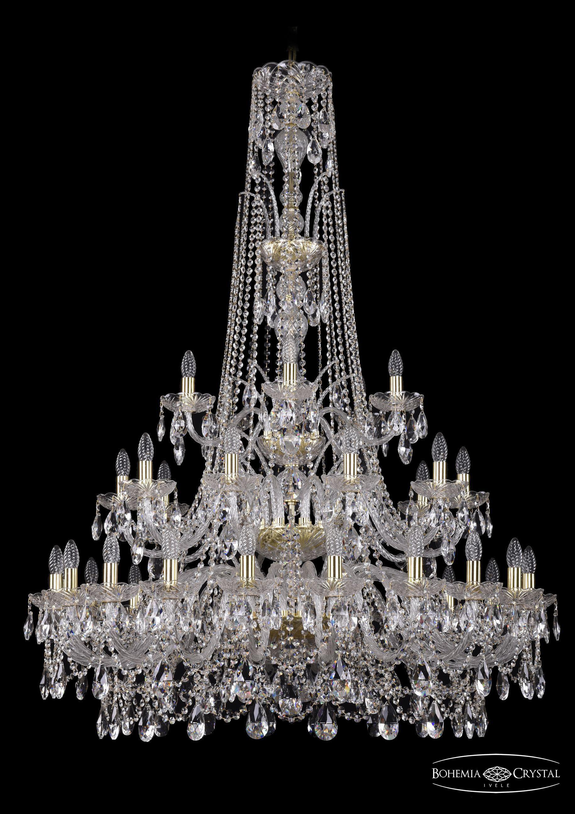 

Подвесная люстра Bohemia Ivele Crystal 1411/20+10+5/400/XL-155/3d/G