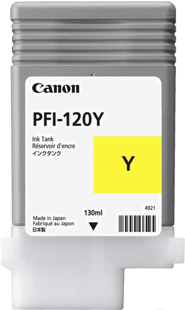 

Картридж Canon PFI 120Y [2888C001], Картридж струйный Canon PFI-120 Y 2888C001 желтый для Canon ТМ-серия