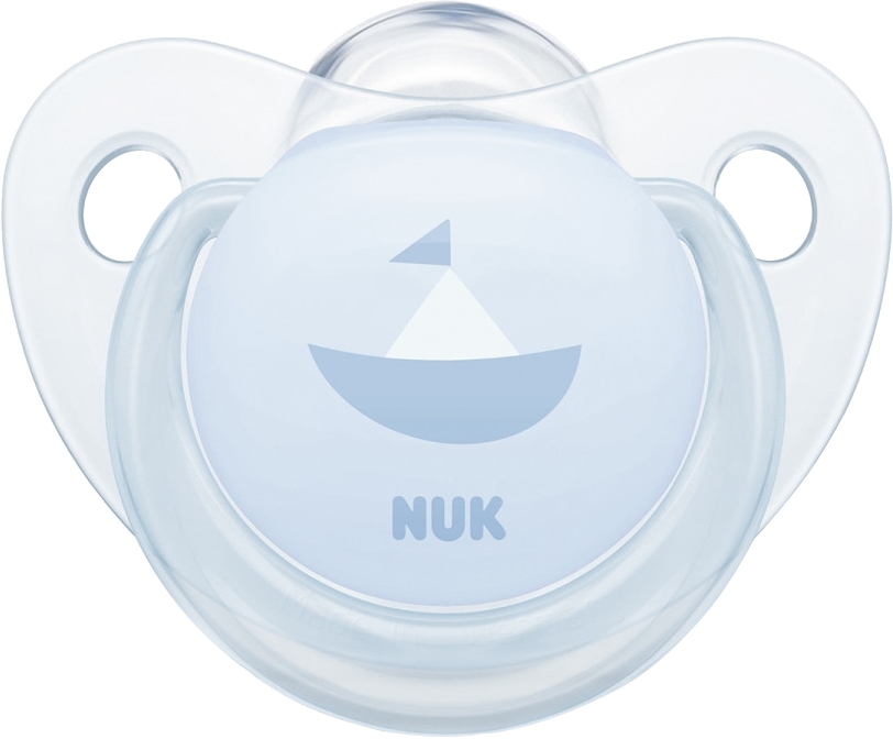 

Пустышка NUK Baby Blue с кольцом силикон р.2 [10736275], Baby Blue с кольцом силикон р.2