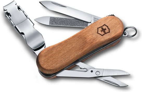 

Туристический нож Victorinox NailClip Wood 580 6 функций [0.6461.63], Туристический нож Victorinox NailClip Wood 580 6 функций 0.6461.63