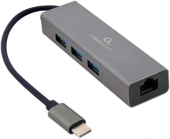 

Док-станция для ноутбука Gembird A-CMU3-LAN-01