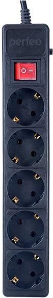 

Сетевой фильтр Perfeo Power Plus 5 Sockets 3m PF-PP-5/3.0-B Black [PF_A4660], Power Plus 5 Sockets 3m PF-PP-5/3.0-B