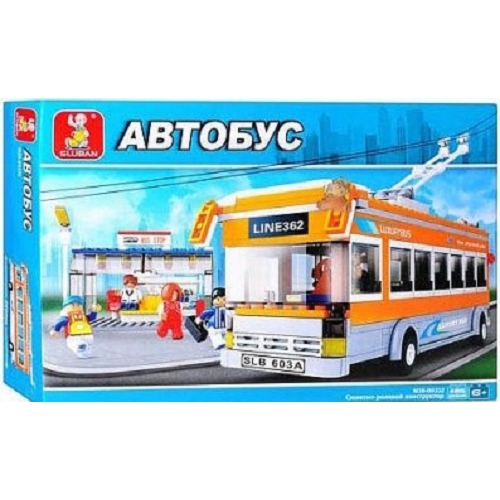 

Конструктор Sluban Троллейбус M38-B0332, Троллейбус