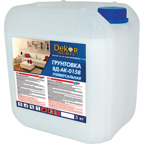 

Грунтовка Dekor ВД-АК-0158 проникающая 5кг
