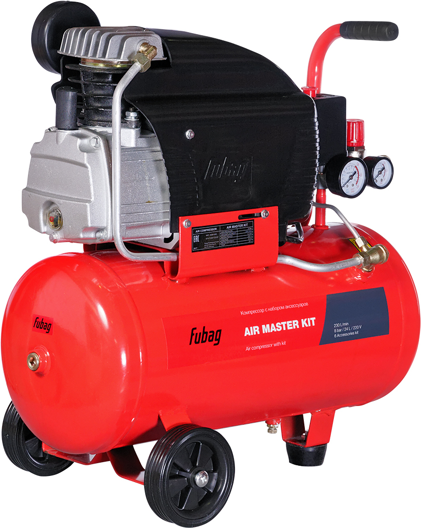

Компрессор Fubag Air Master Kit + 6 предметов [61431380], Компрессор Fubag Air Master Kit + 6 предметов 61431380