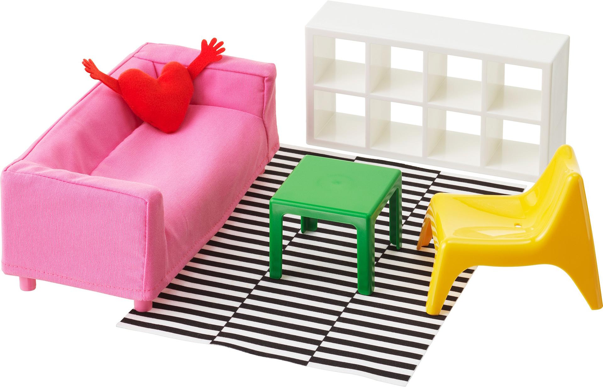 

Кукольная мебель,гостиная IKEA ХУСЕТ [603.660.96], Хусет кукольная мебель