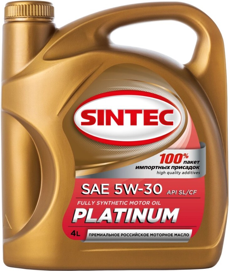 

Моторное масло Sintec Platinum 7000 5W-30 A3/B4 SL/CF 4л (600144)