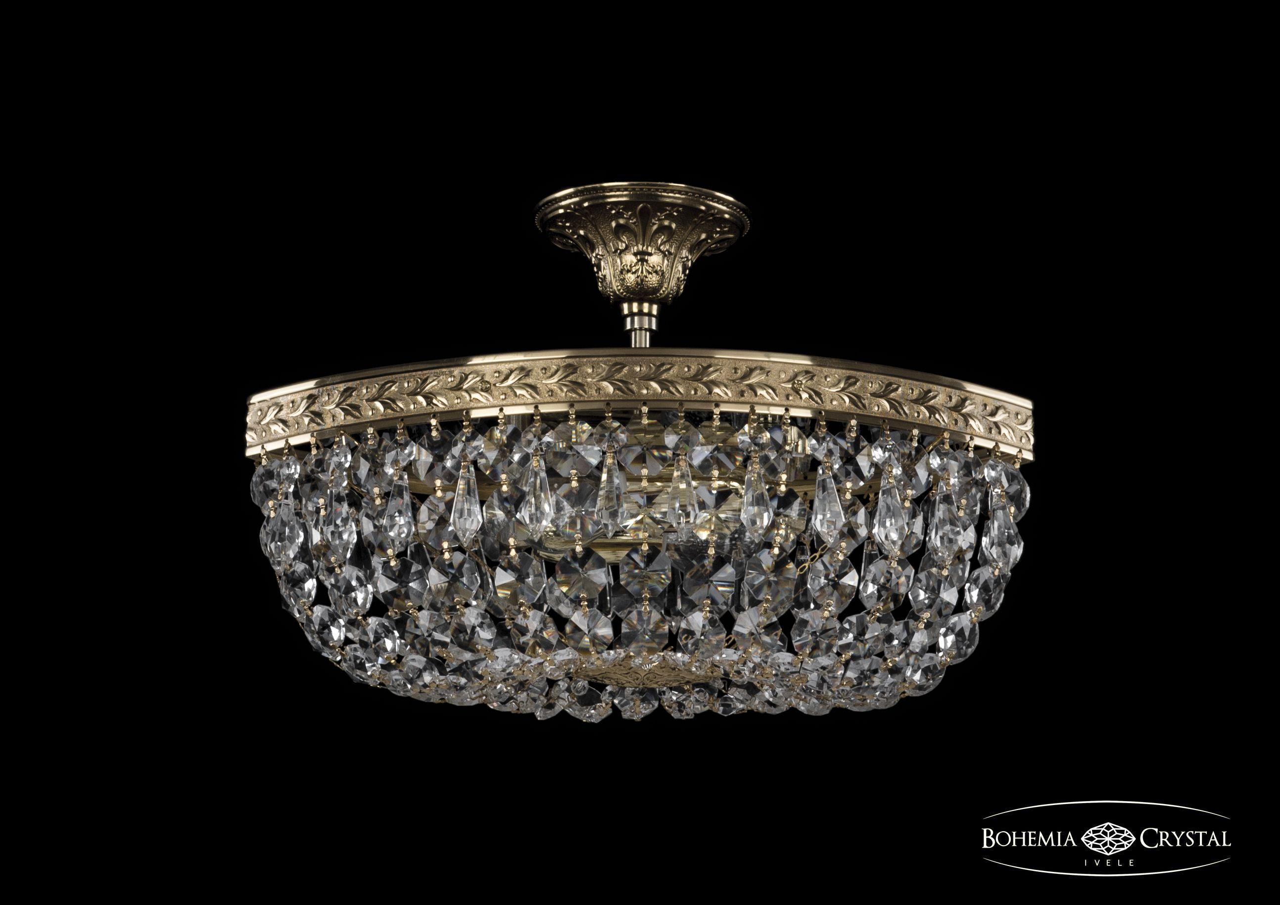 

Люстра на штанге Bohemia Ivele Crystal 19013/35IV G