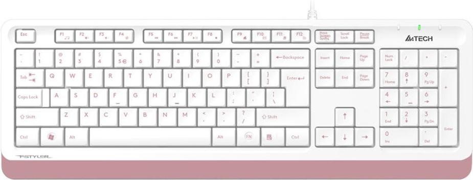 

Клавиатура A4Tech Fstyler FK10 белый/розовый [1192155], Fstyler FK10
