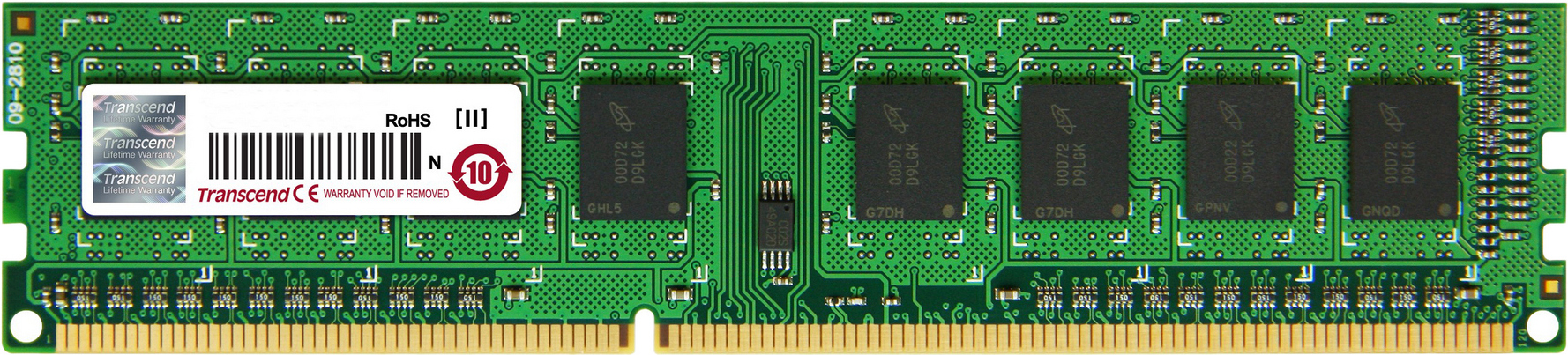 

Оперативная память Transcend 4GB DDR3 PC3-12800 (TS512MLK64V6N)