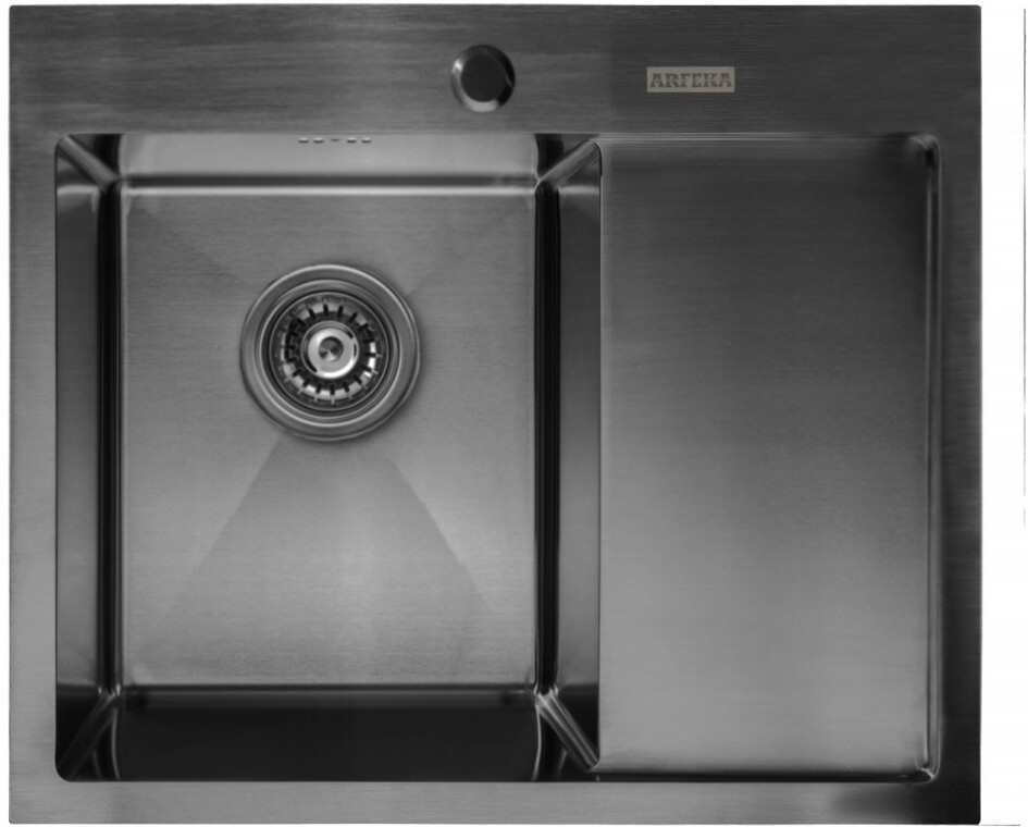 

Кухонная мойка Arfeka AF 650х505 L Black PVD Nano