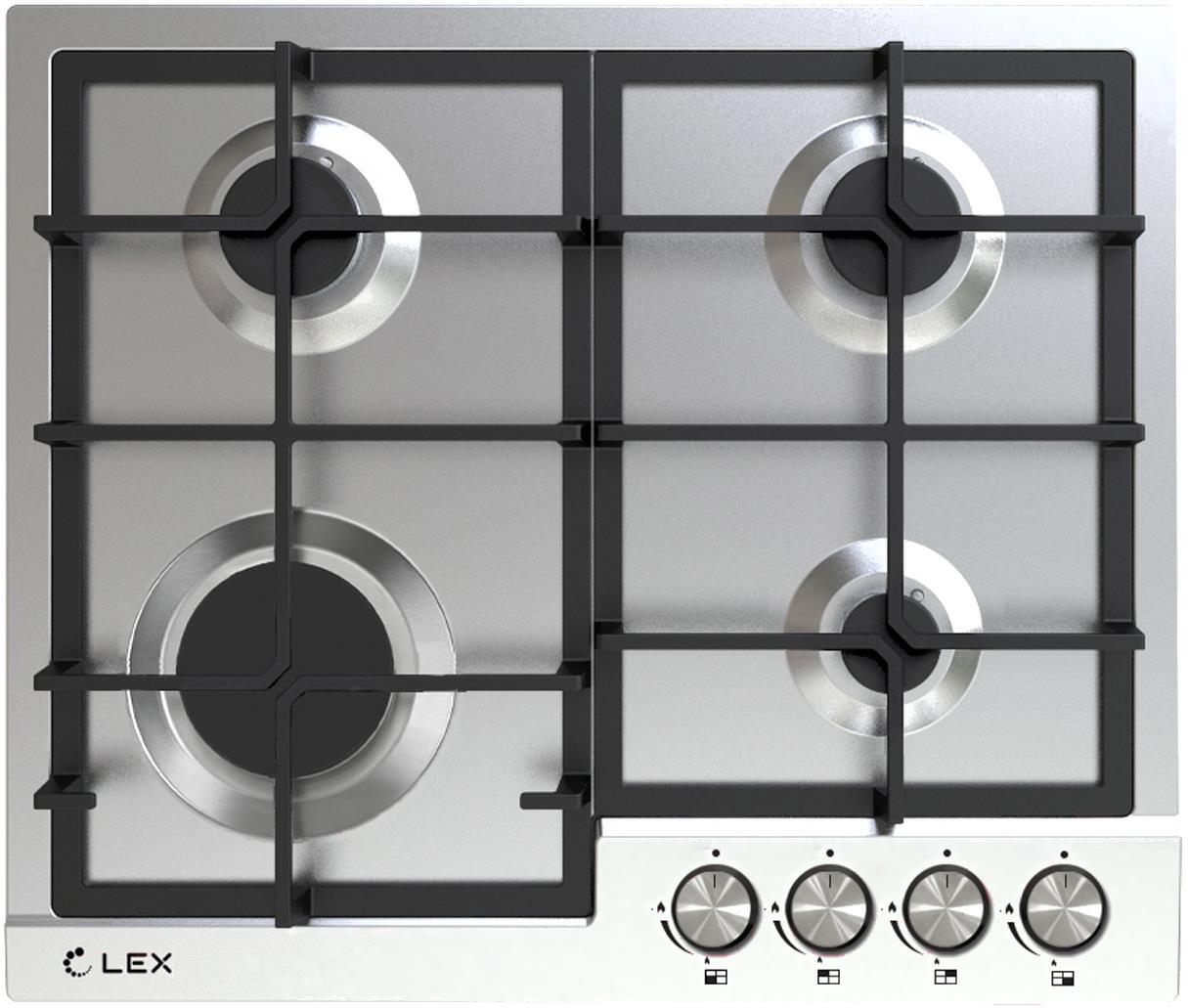 

Варочная панель LEX GVS 642 IX [CHAO000362], Газовая варочная панель LEX GVS 642 IX