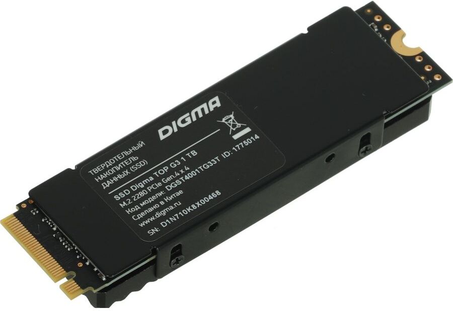 

Накопитель SSD Digma Top G3 1Tb (DGST4001TG33T)