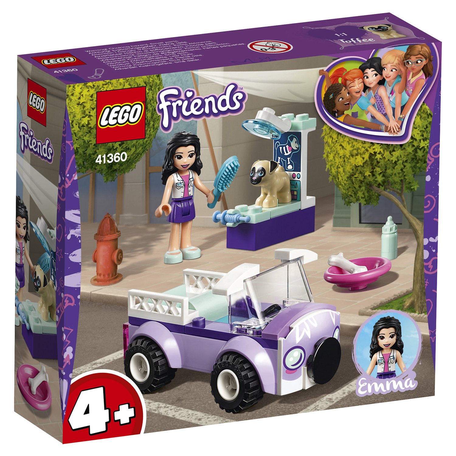 

Конструктор Lego Friends Передвижная ветклиника Эммы 41360, Friends Передвижная ветклиника Эммы
