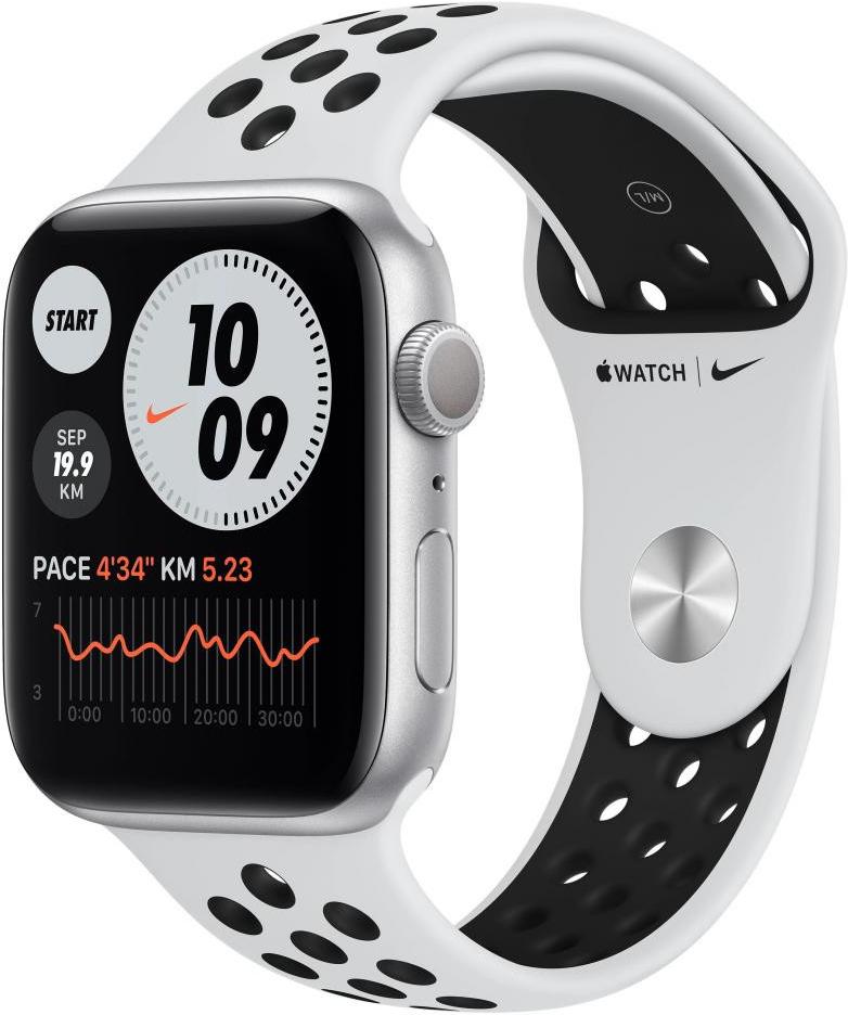 

Умные часы Apple Watch Nike SE GPS, 40mm Silver Aluminium Case with Nike Sport Band Pure Platinum/Black [MYYD2], Watch Nike SE GPS, 40mm Silver Aluminium Case with Nike Sport Band