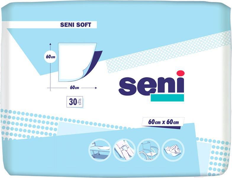 

Пеленки Seni Soft 60x60 30шт, Soft 60x60 30шт