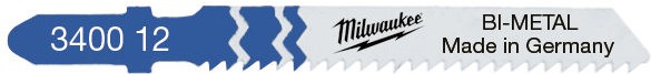 

Набор оснастки Milwaukee 4932340012, Пилка для лобзика Milwaukee T118BF Bi-Metal 55мм 5шт 4932340012