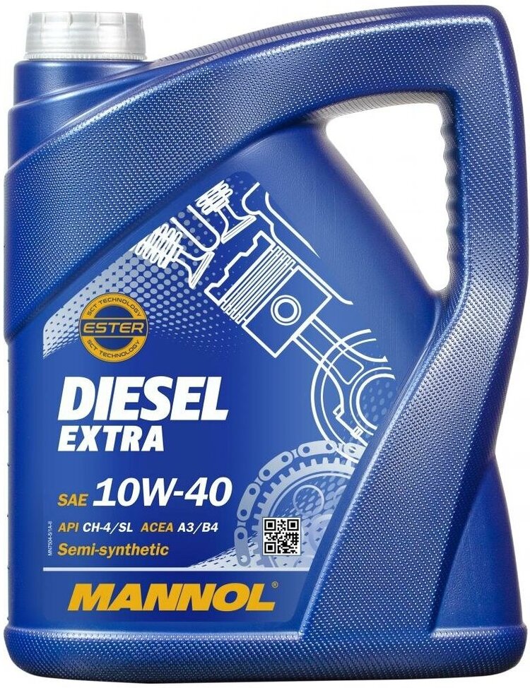 

Моторное масло Mannol Diesel Extra 10W40 5л (2790)