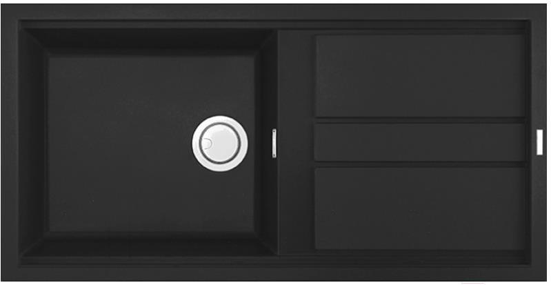 

Кухонная мойка Elleci Best 480 G40 Nero [LGB48040], Best 480
