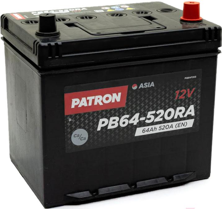 

Аккумулятор Patron Asia PB64-520RA 64 А/ч, Asia PB64-520RA 64 А/ч