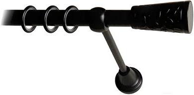 

Карниз Lm Decor Византия 066 1р гладкий 25мм 4м черный матовый, Византия 066 1р гладкий 25мм 4.0м