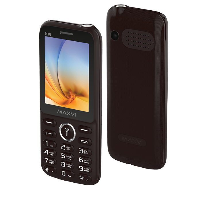 

Мобильный телефон Maxvi K18 Brown