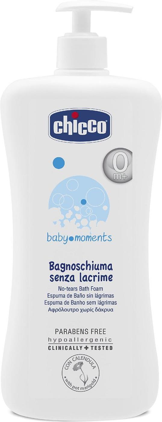 

Детская пена для ванны Chicco Baby Moments без слез с календулой 750 мл 340728401 [00002838100000], Baby Moments без слез с календулой 750 мл 340728401
