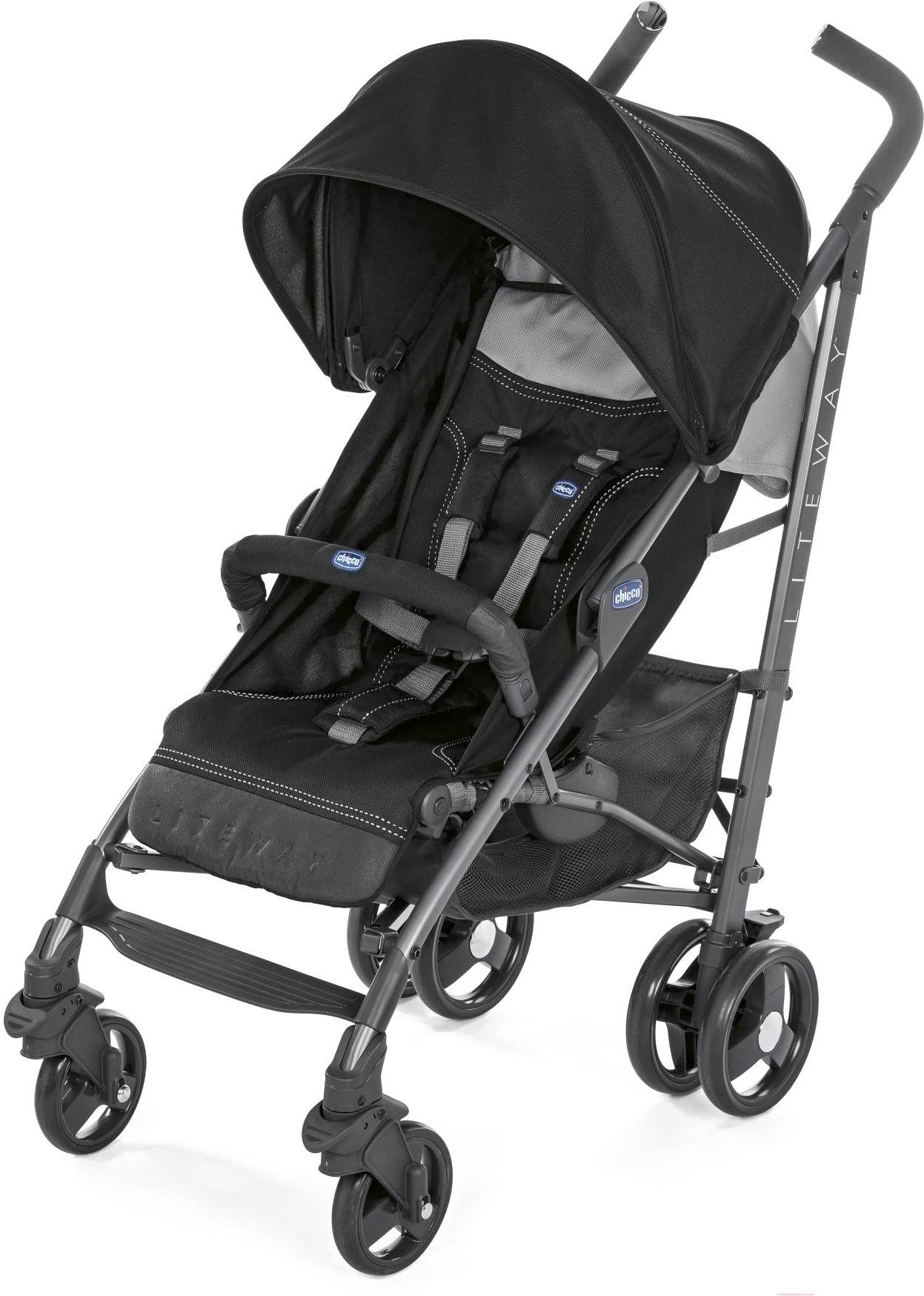 

Детская прогулочная коляска Chicco LITE WAY 3 TOP с бампером Jet Black [08079595510000], LITE WAY 3 TOP с бампером