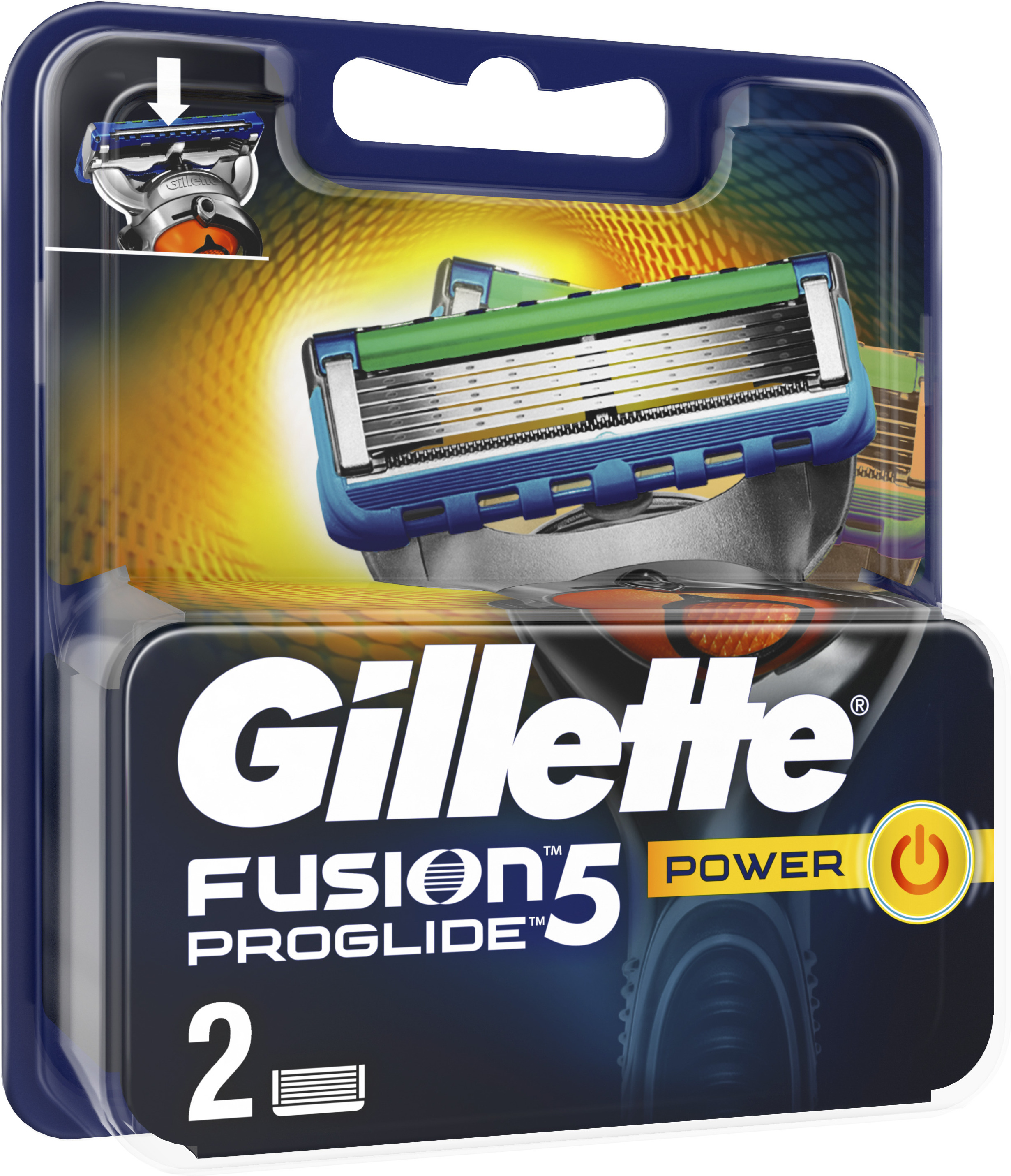 

Подарочный набор Gillette Кассеты сменные Fusion ProGlide Power 2 шт, Бритвенный станок Gillette Кассеты сменные Fusion ProGlide Power 2 шт