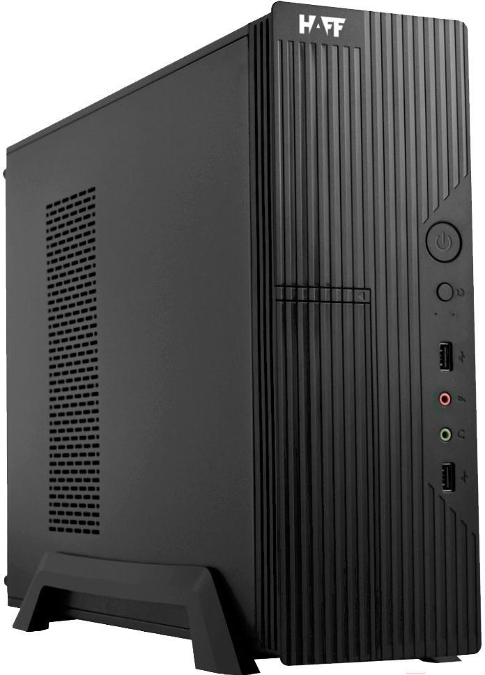 

Корпус для компьютера HAFF 607-500W, (HAFF 607-500W с БП Black (Micro ATX, 500W 85 PLUS, 2xUSB3.0, Audio, перфорированная левая боковая панель))