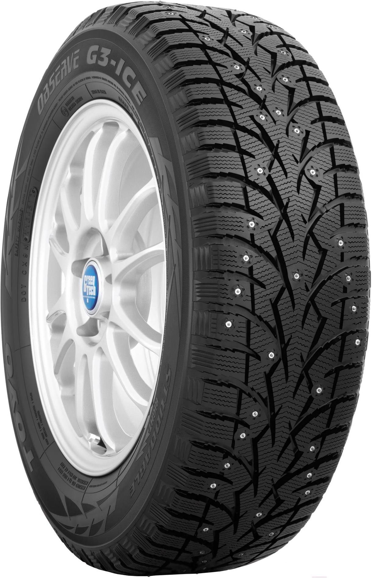 

Шины Toyo Observe G3-ICE 225/55R17 101T (шипы) Зимняя, Observe G3-ICE 225/55R17 101T (шипы) Зимняя