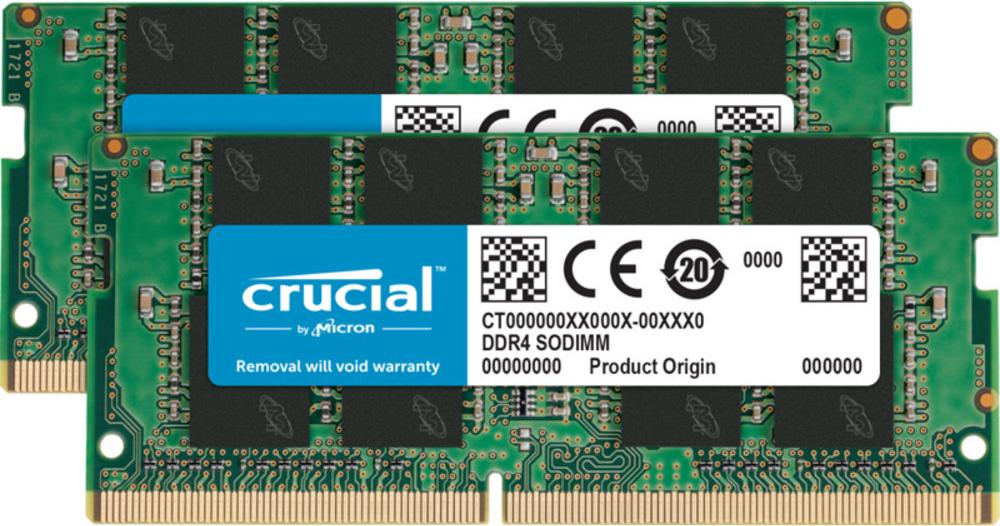 

Оперативная память Crucial SODIMM 32GB PC21300 DDR4 SO [CT2K16G4SFRA266], SODIMM 32GB PC21300 DDR4 SO