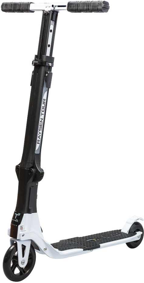 

Самокат Raysen Tour двухколесный складной белый+сумка переноска (CK-100W)