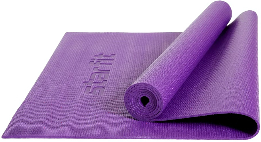 

Коврик для йоги и фитнеса Starfit FM-101 PVC 173x61x0.4см фиолетовый