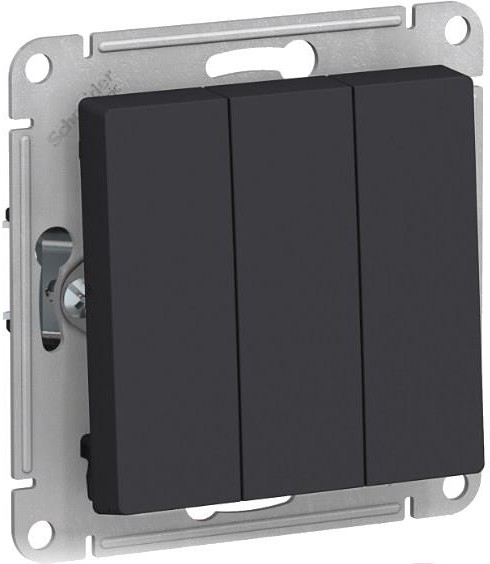 

Выключатель Schneider Electric AtlasDesign карбон [ATN001031], Выключатель Schneider Electric AtlasDesign ATN001031 карбон