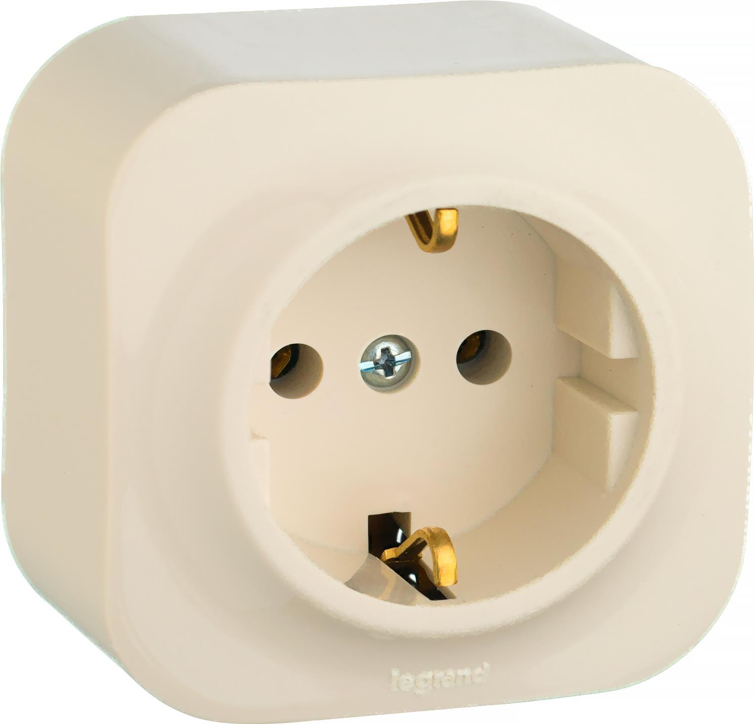 

Розетка Legrand Quteo 782241 слоновая кость