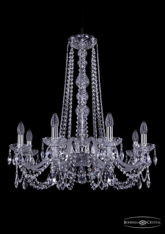 

Подвесная люстра Bohemia Ivele Crystal 1402/8/240/h-73/Ni