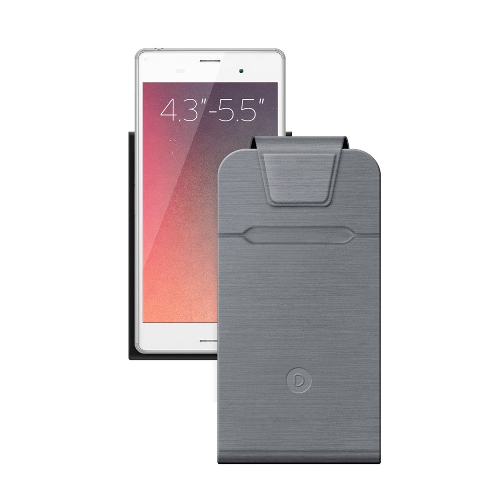 

Чехол для телефона Deppa Flip Fold M 4.3-5.5 серый [87021], Flip Fold M 4.3-5.5