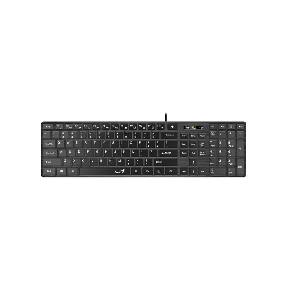 

Клавиатура Genius SlimStar 126 Black USB [31310017417], Клавиатура Genius SlimStar 126 Black USB 31310017417