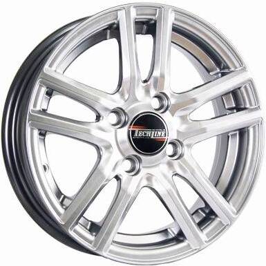 

Автомобильные диски TechLine 329 13x5 4x98мм DIA 58.6мм ET 35мм S