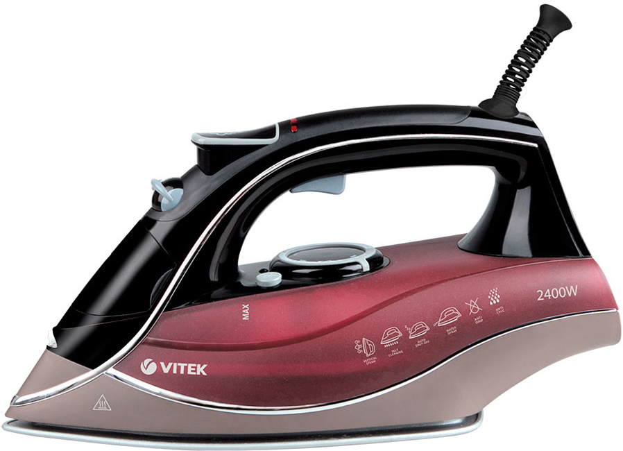 

Утюг Vitek VT-1240 BD, Утюг Vitek VT-1240 VT-1240BD Black/Red