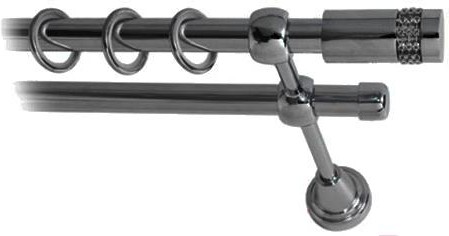 

Карниз Lm Decor Имидж 116 2р гладкий 2.4м антрацит, Карниз Lm Decor Имидж 116 2р гладкий 16мм 2.4м антрацит
