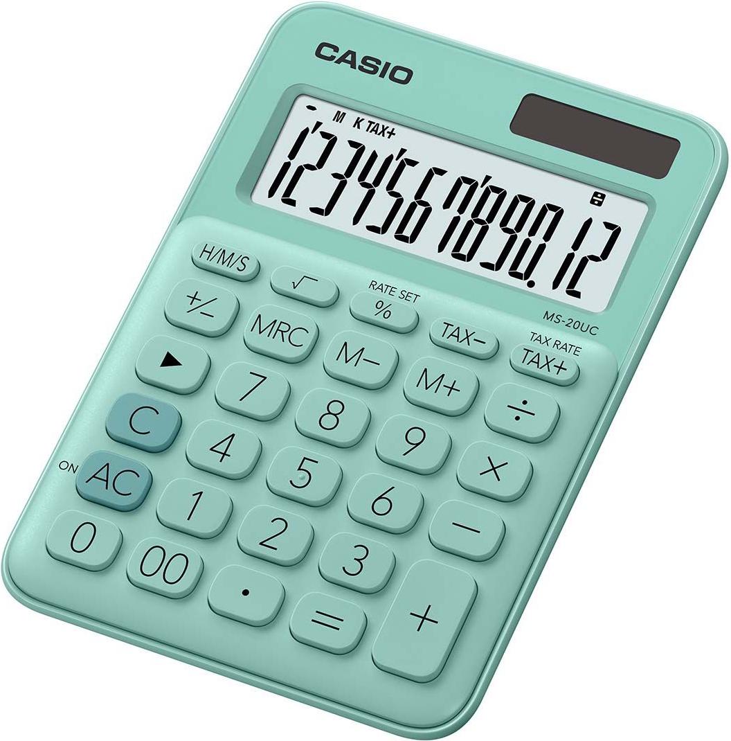 

Калькулятор Casio MS-20UC-GN-S-EC зеленый