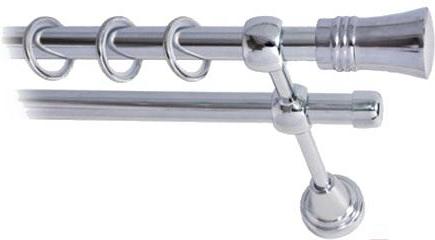 

Карниз Lm Decor Гиро 071 2р гладкий 1.6м хром, Гиро 071 2р гладкий 16мм 1.6м